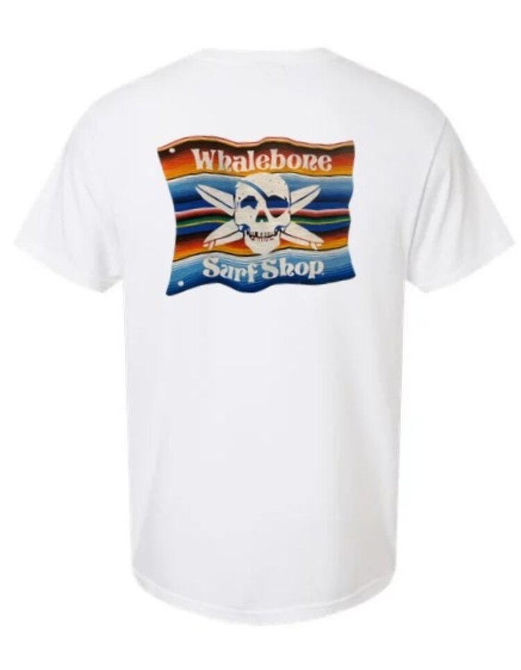 WHALEBONE LOGO MEXICAN BLANKET SHORT SLEEVE TEE