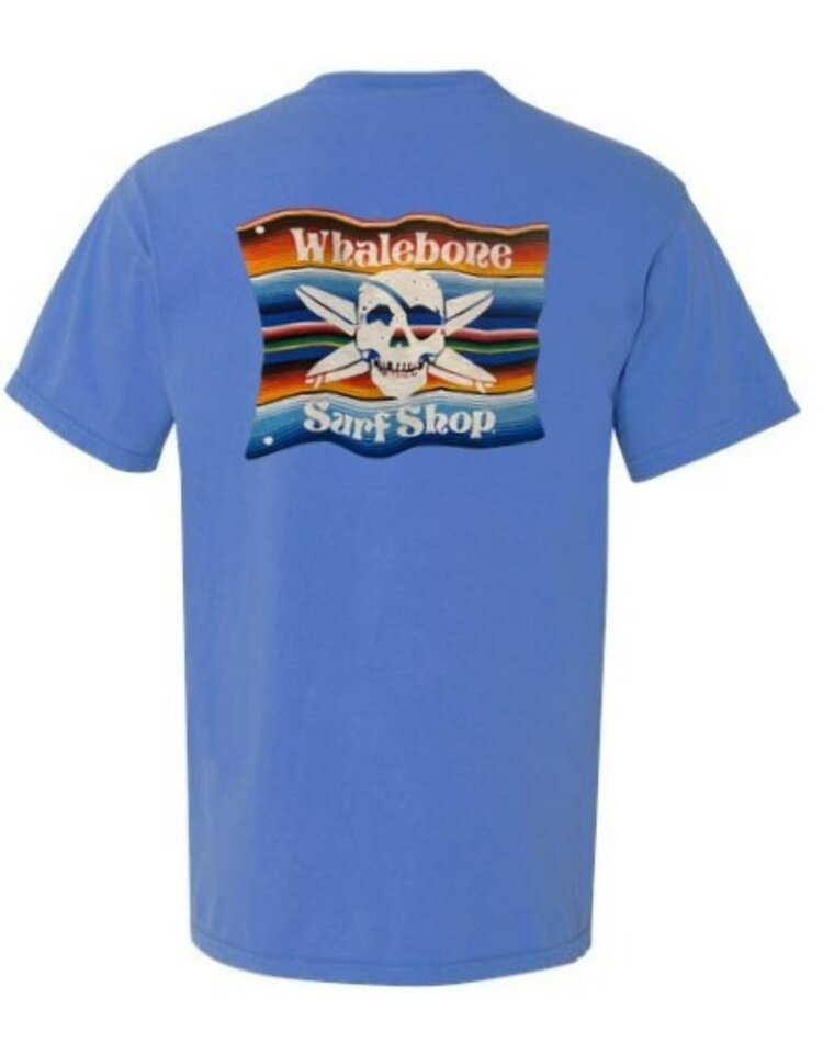 WHALEBONE LOGO MEXICAN BLANKET SHORT SLEEVE TEE