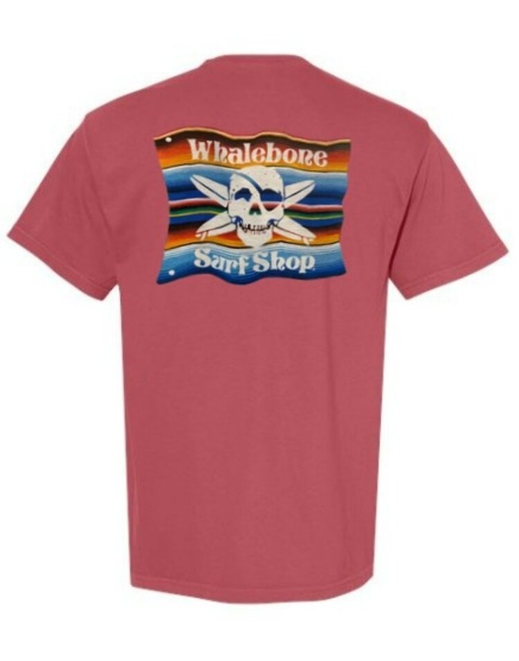 WHALEBONE LOGO MEXICAN BLANKET SHORT SLEEVE TEE