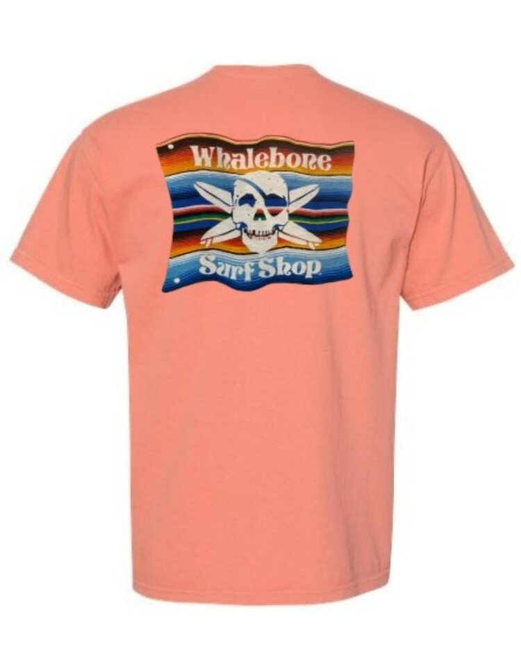 WHALEBONE LOGO MEXICAN BLANKET SHORT SLEEVE TEE