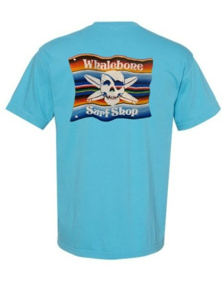 WHALEBONE LOGO MEXICAN BLANKET SHORT SLEEVE TEE