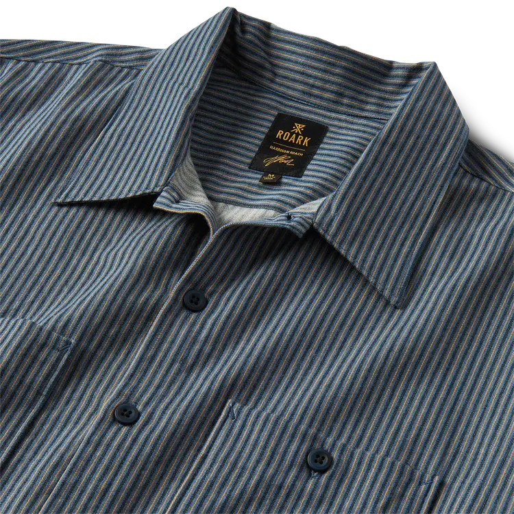 ROARK BURNT SHORT SLEEVE BUTTON UP SHIRT