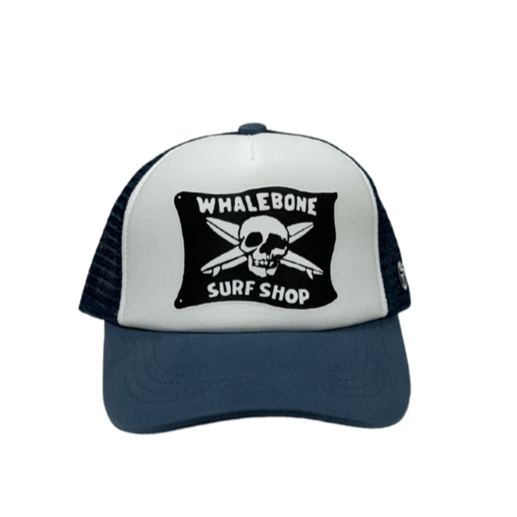 WHALEBONE LOGO WAYBACK LOGO GROM SQUAD TRUCKER HAT