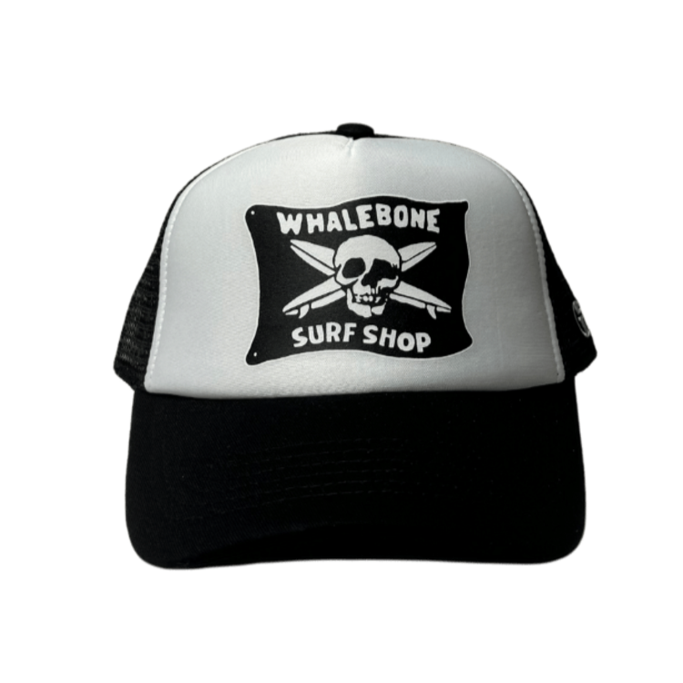 WHALEBONE LOGO WAYBACK LOGO GROM SQUAD TRUCKER HAT