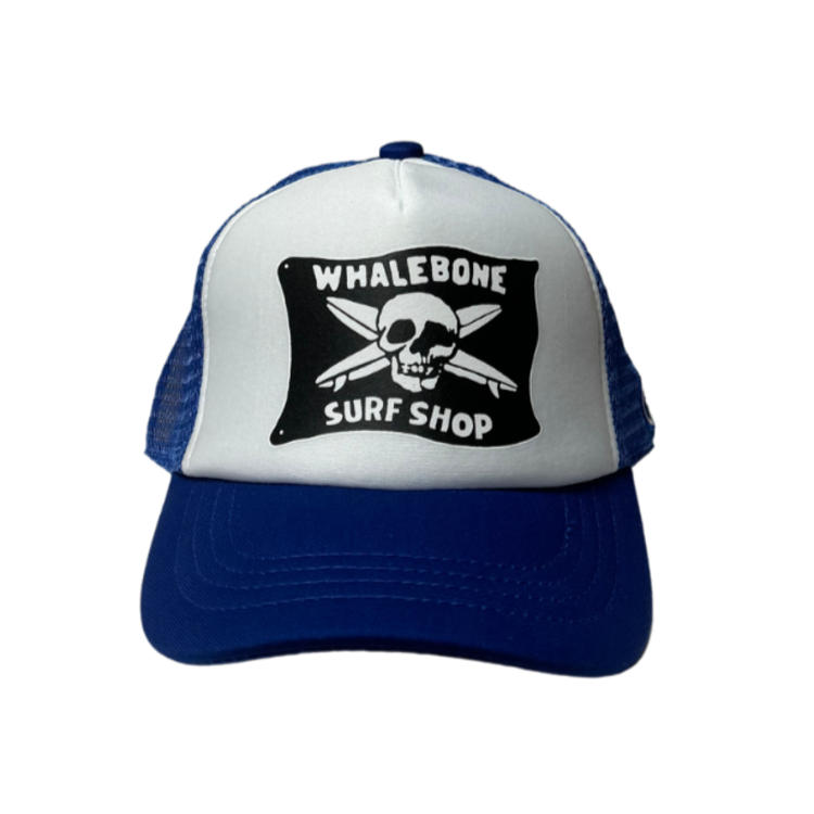 WHALEBONE LOGO WAYBACK LOGO GROM SQUAD TRUCKER HAT