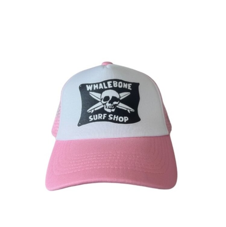 WHALEBONE LOGO WAYBACK LOGO GROM SQUAD TRUCKER HAT