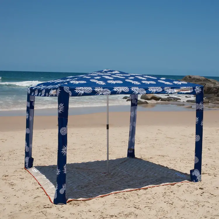 COOL CABANA COOL CABANA 5 PINEAPPLES BLUE  LARGE