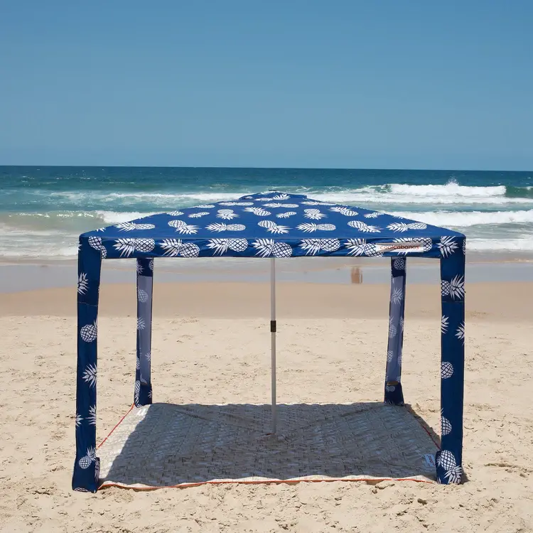 COOL CABANA COOL CABANA 5 PINEAPPLES BLUE  LARGE