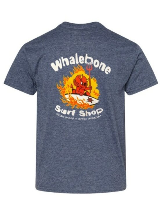 WHALEBONE LOGO Youth Shred Devil 25 Short Sleeve Tee