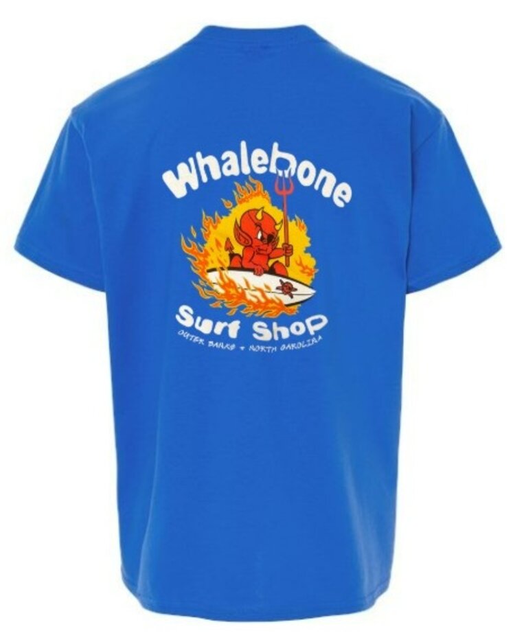 WHALEBONE LOGO YOUTH SHRED DEVIL 25 SHORT SLEEVE TEE