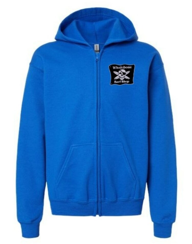 WHALEBONE LOGO YOUTH SHRED DEVIL 25 ZIP UP HOODIE