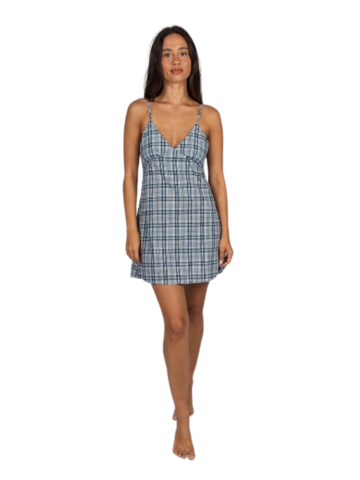RUSTY Turner Plaid Mini Dress