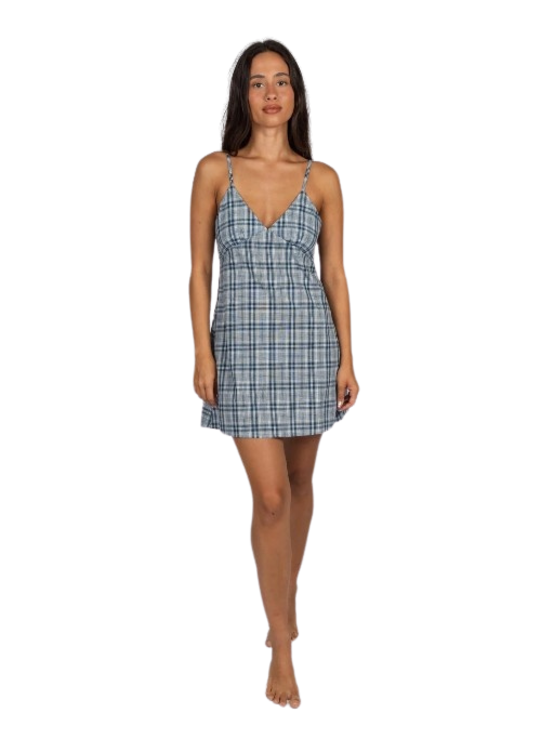 RUSTY USA Turner Plaid Mini Dress