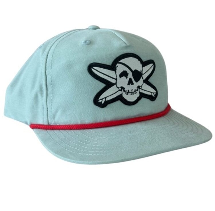 WHALEBONE LOGO SKULL AND BOARDS PATCH C55 GRANDPA HAT