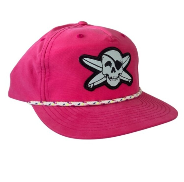 WHALEBONE LOGO SKULL AND BOARDS PATCH C55 GRANDPA HAT