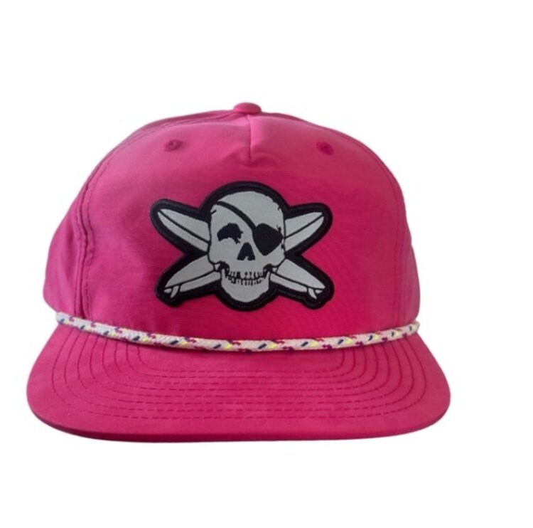 WHALEBONE LOGO SKULL AND BOARDS PATCH C55 GRANDPA HAT