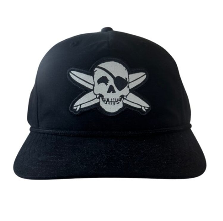 WHALEBONE LOGO SKULL AND BOARDS PATCH C55 GRANDPA HAT