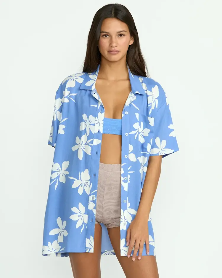 VOLCOM WOMEN'S COCO HO SHORT SLEEVE COVER UP