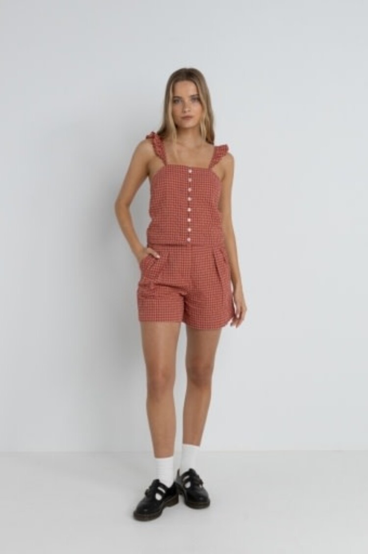 RHYTHM LOLA CHECK CAMI TOP