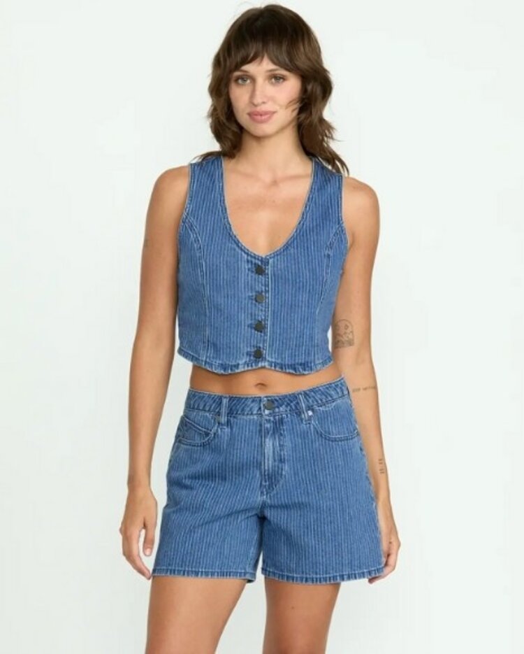 VOLCOM WOMEN'S STONED BOYFRIEND VEST