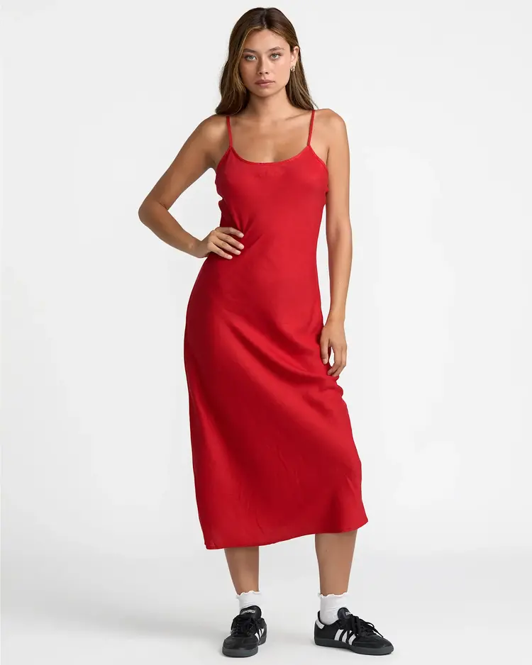 RVCA LETS DANCE SLIP DRESS