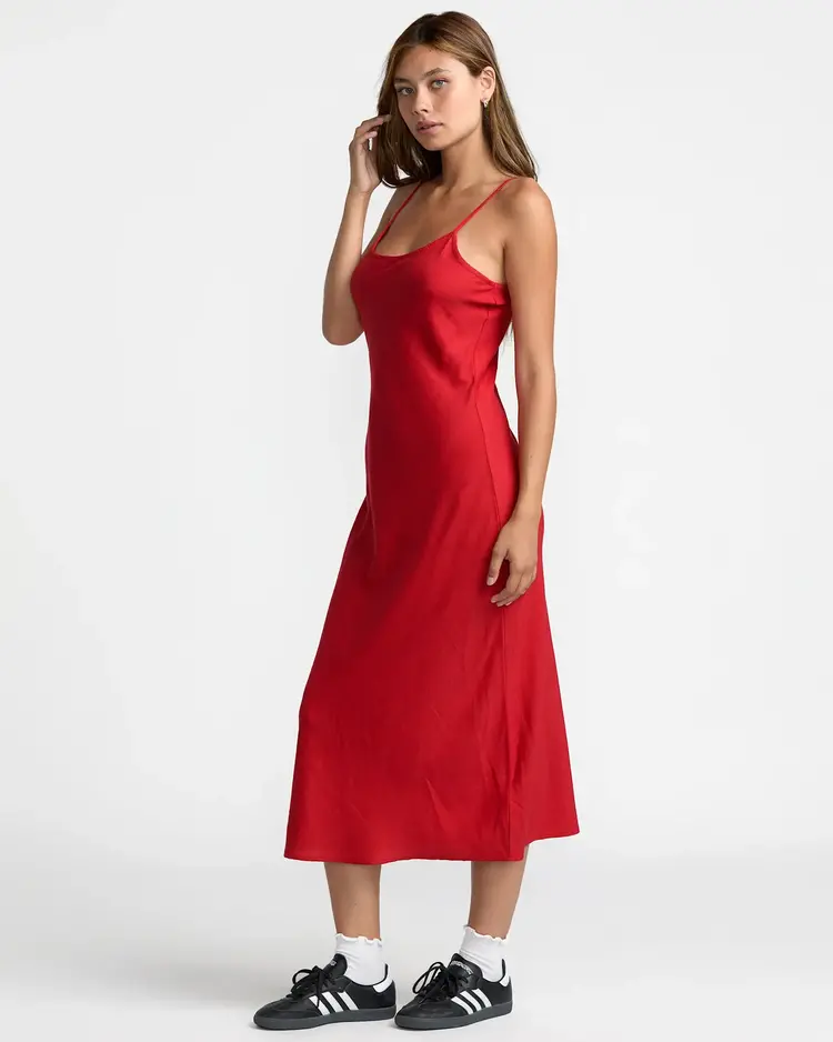 RVCA LETS DANCE SLIP DRESS