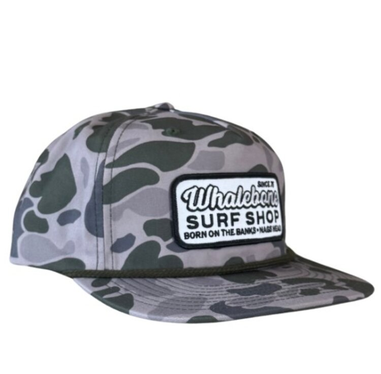 WHALEBONE LOGO BLACK & WHITE GARAGE PATCH 256P UMPQUA HAT