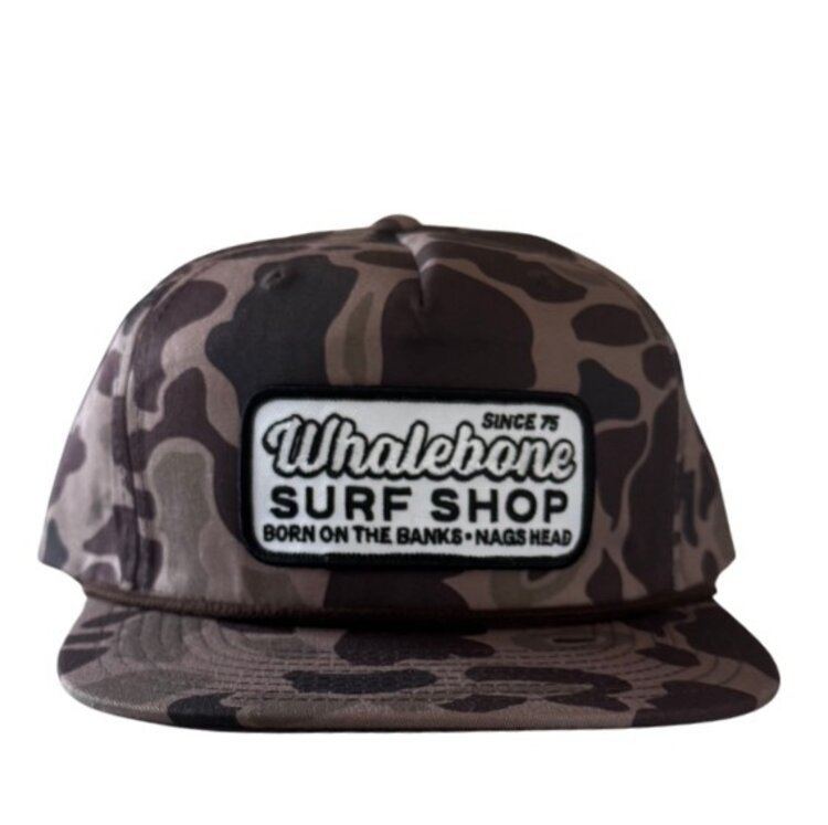 WHALEBONE LOGO BLACK & WHITE GARAGE PATCH 256P UMPQUA HAT