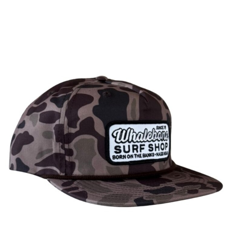 WHALEBONE LOGO BLACK & WHITE GARAGE PATCH 256P UMPQUA HAT