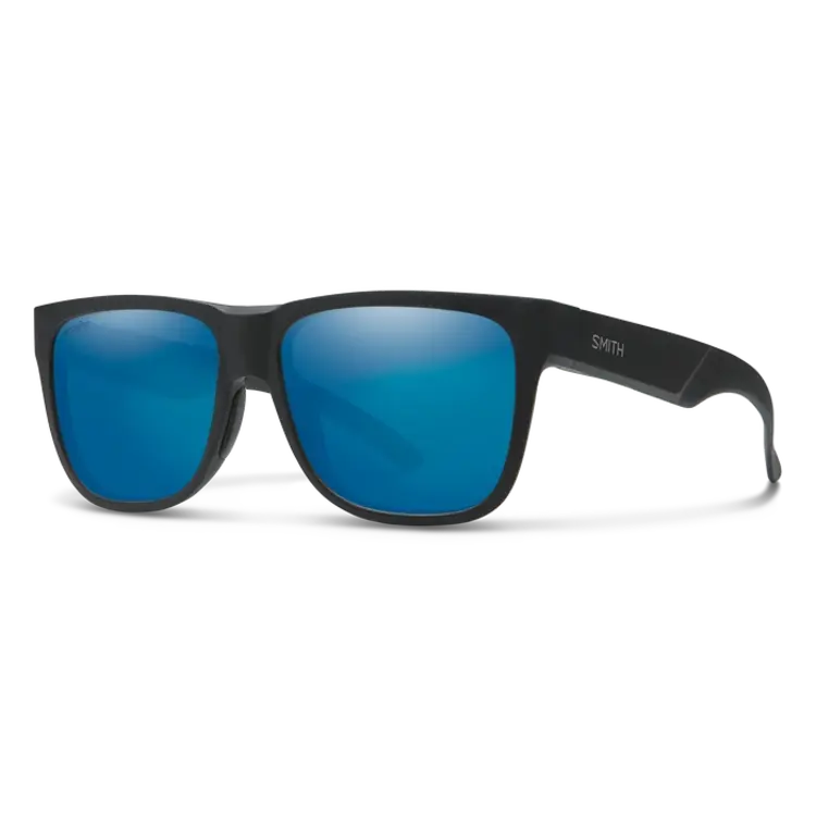 SMITH  LOWDOWN 2 MATTE BLACK / CHROMAPOP POLARIZED  BLUE MIRROR