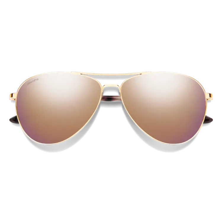 SMITH SMITH LANGLEY 2 ROSE GOLD CHROMAPOP POLARIZED ROSE LENS
