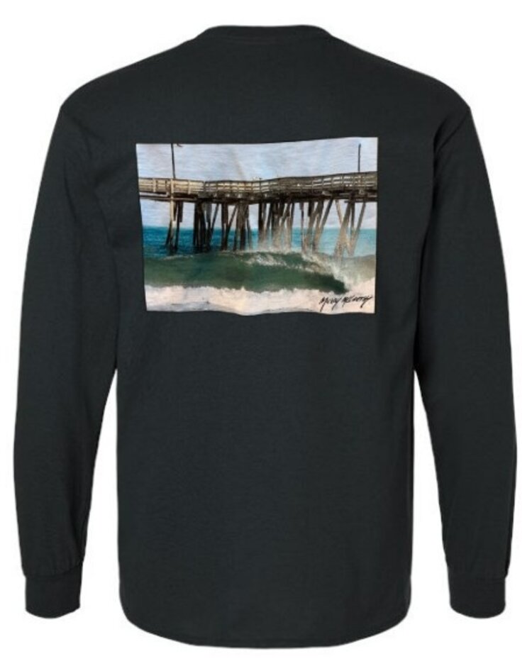 WHALEBONE LOGO MICKEY'S PIER LONG SLEEVE TEE