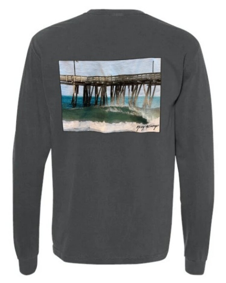 WHALEBONE LOGO MICKEY'S PIER LONG SLEEVE TEE
