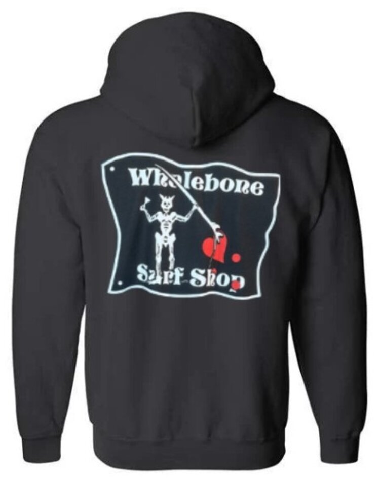 WHALEBONE LOGO BLACKBEARD GLOW ZIP-UP HOODIE