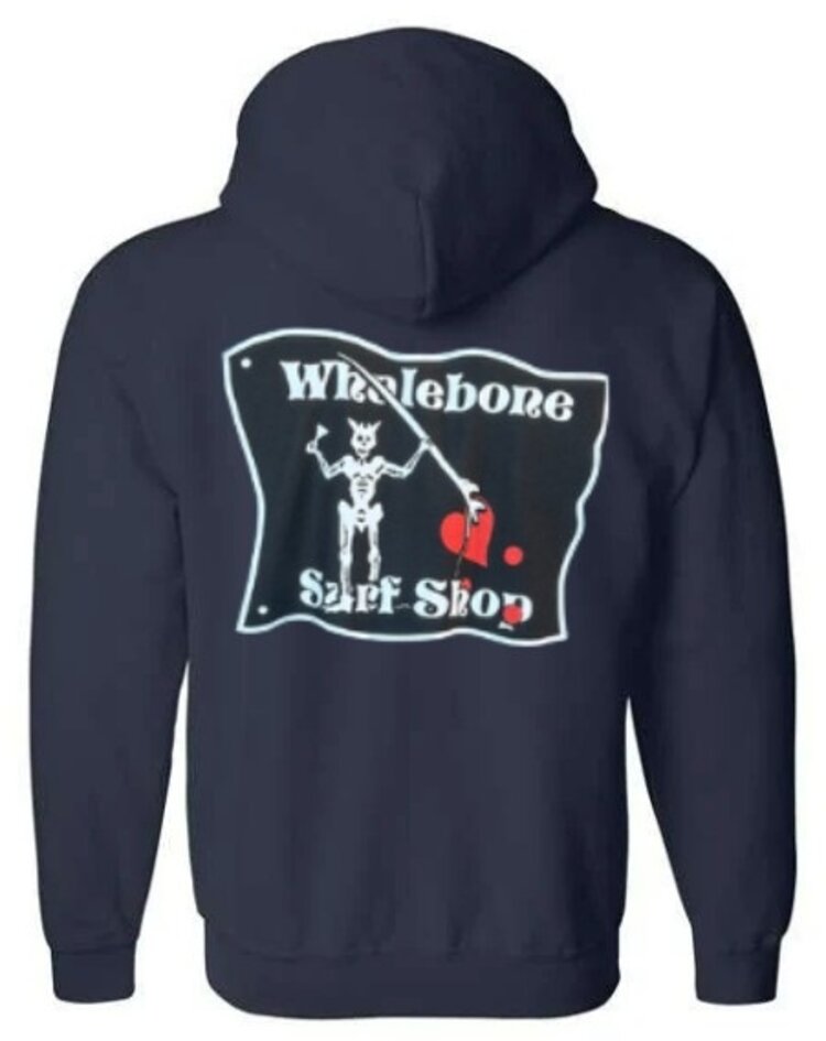 WHALEBONE LOGO BLACKBEARD GLOW ZIP-UP HOODIE