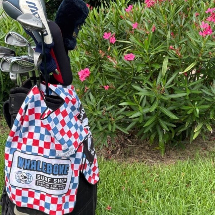 LEUS LEUS X WHALEBONE GOLF TOWEL