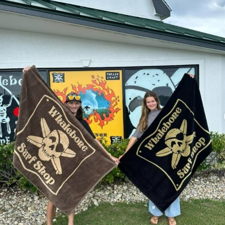 WHALEBONE FLAG DOUBLE WOVEN TOWEL (34x60)