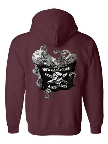 WHALEBONE LOGO Octopus Flag Midweight Zip Up