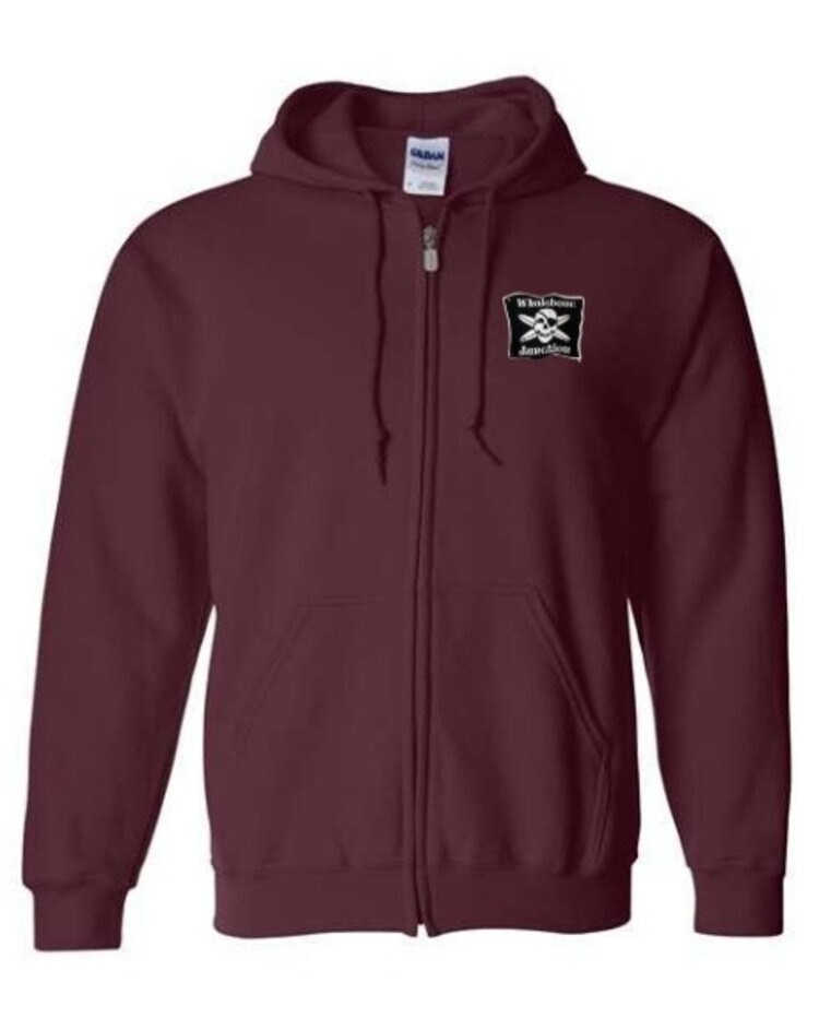 WHALEBONE LOGO OCTOPUS FLAG MIDWEIGHT ZIP UP