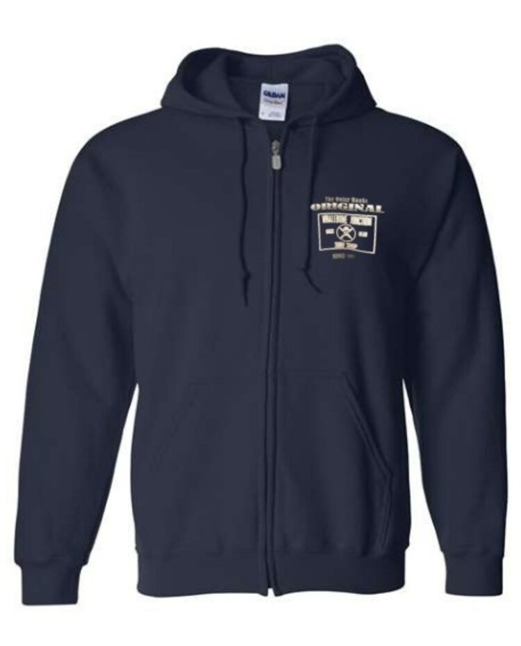 WHALEBONE LOGO OLD SHOP 50 YEARS ZIP UP HOODIE