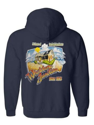 WHALEBONE LOGO Old Shop 50 Years Zip Up Hoodie