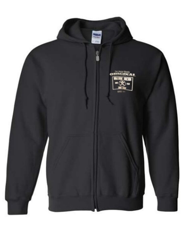 WHALEBONE LOGO OLD SHOP 50 YEARS ZIP UP HOODIE