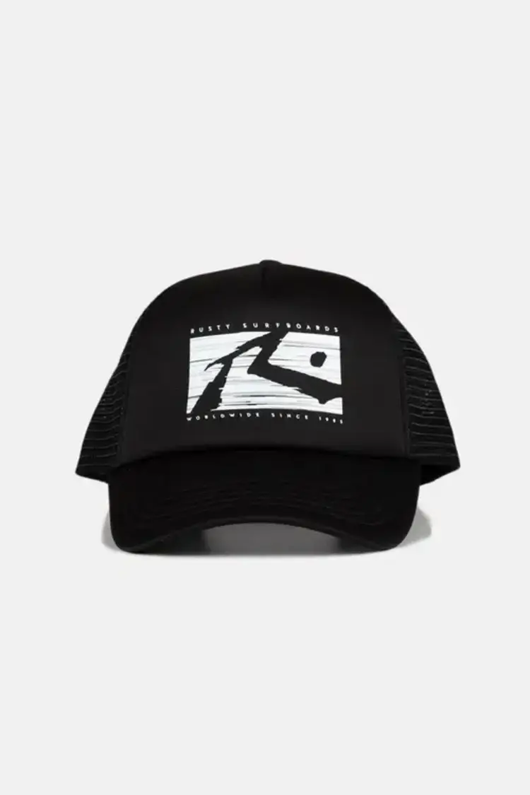 RUSTY USA RUSTY R DOT TRUCKER HAT