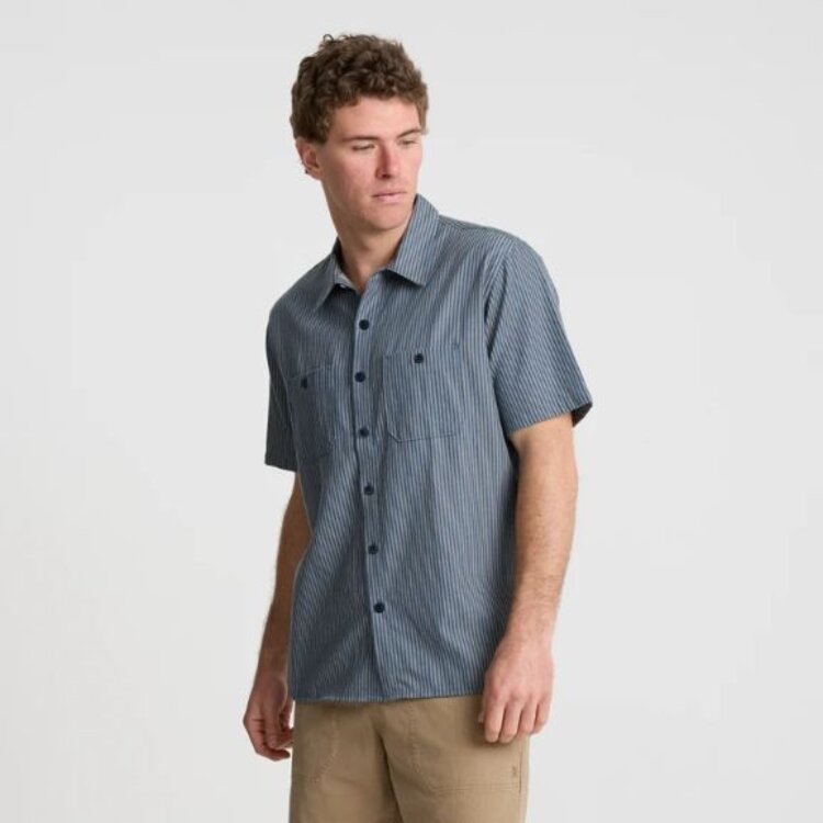 ROARK BURNT SHORT SLEEVE BUTTON UP SHIRT