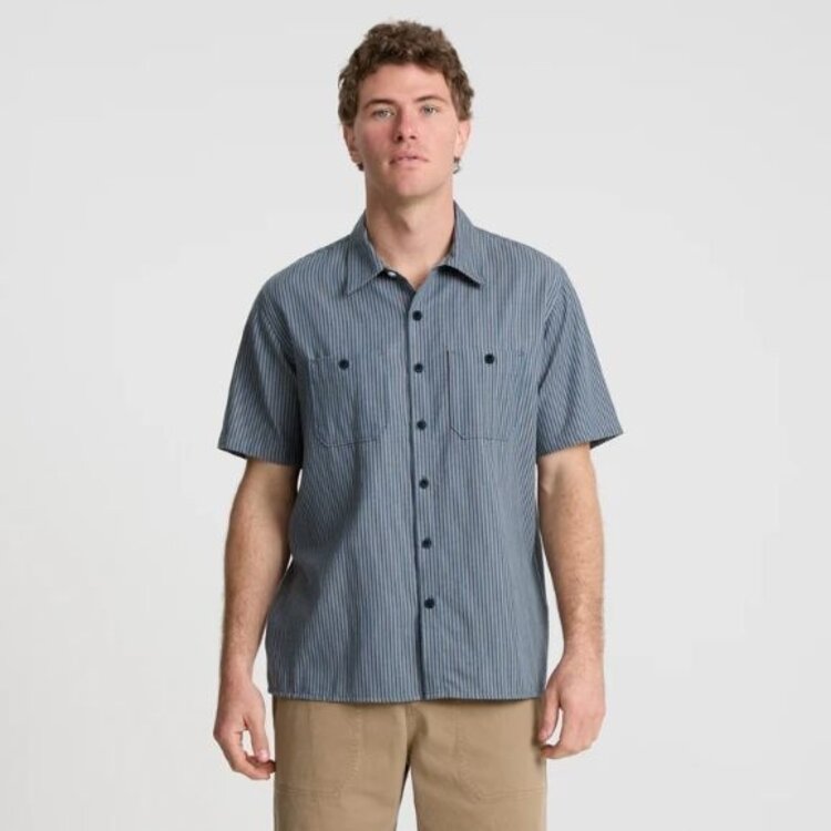 ROARK BURNT SHORT SLEEVE BUTTON UP SHIRT