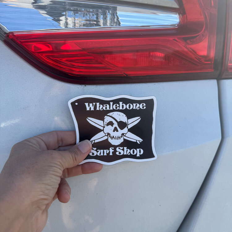 WHALEBONE LOGO WHALEBONE FLAG 4" x 3.26" MAGNET