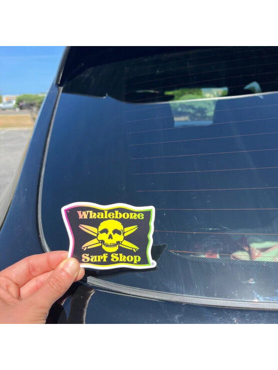 WHALEBONE LOGO Gradient Flag Sticker