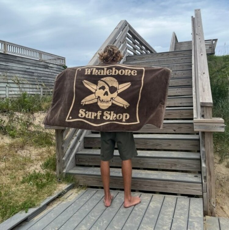 WHALEBONE FLAG DOUBLE WOVEN TOWEL (34x60)