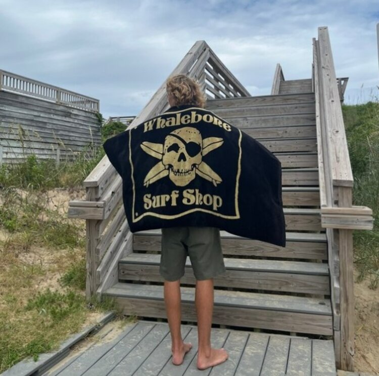 WHALEBONE FLAG DOUBLE WOVEN TOWEL (34x60)