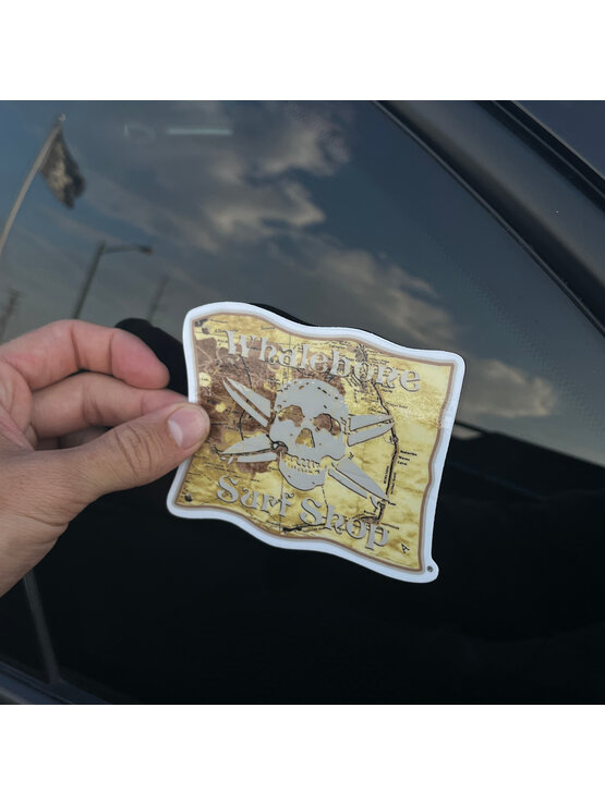 WHALEBONE LOGO Map Logo Sticker